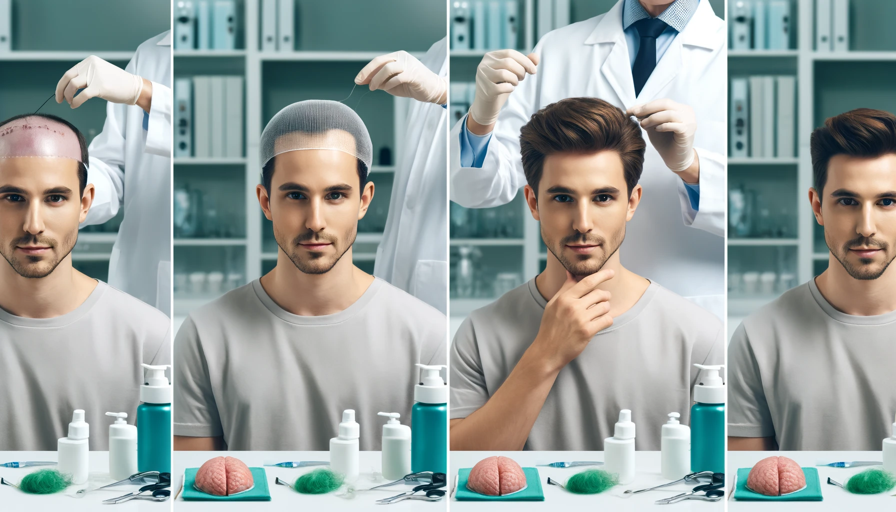 Saç Ekimi Öncesi ve Sonrası - Berna Hair Clinic